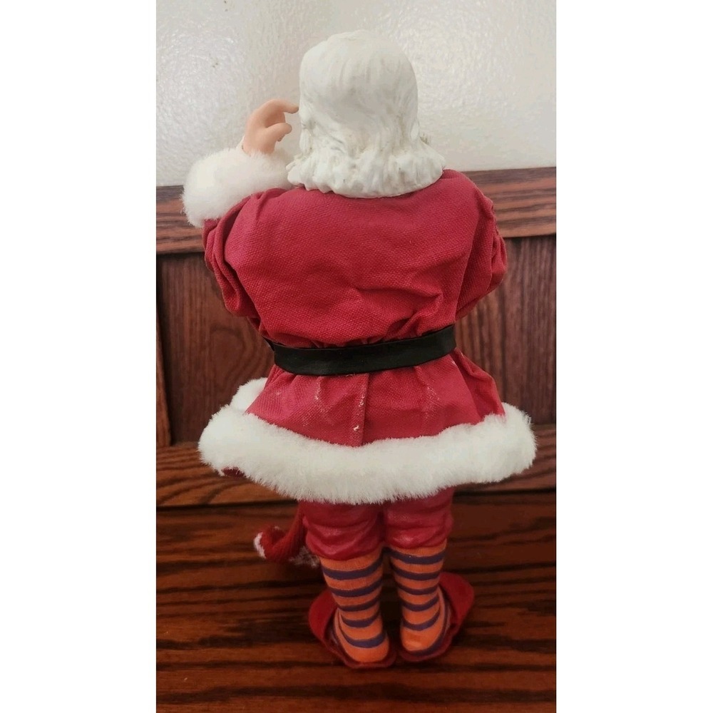 Possible Dreams Clothtique Santa "Sock It To Me, Santa" 2002 - Picture 3 of 4